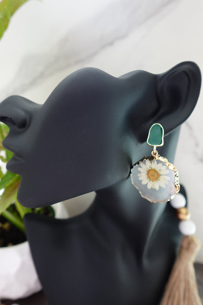 Enchanted Daisy Dangle Earrings
